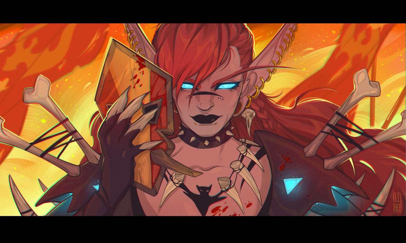 Cinematographic / Action shot- $200 ( Flat colors - $160 )